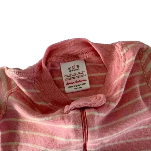 Hanna Andersson Organic Cotton Zipper Sleeper 0/6M - Picture 3 of 3